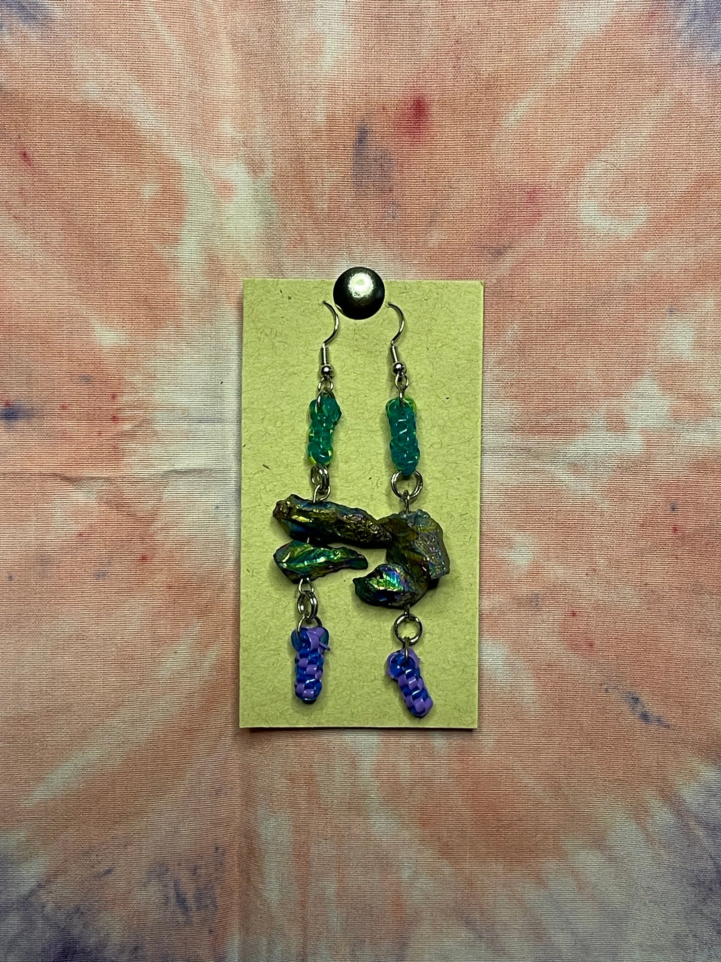 BLUE RAINBOW ROCK COLLECTION: Boondoggle Rock Earrings