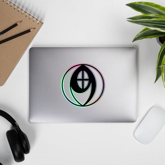 TENHUT COLLECTIVE MERCH: 9remedies Holographic Laptop Stickers